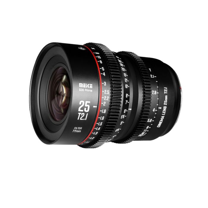 Meike 25mm T2.1 Super35 Prime Cine Lens
