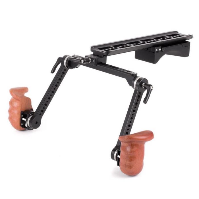 Wooden Camera Shoulder Rig v2 (Premium, Wooden Grip)-228518
