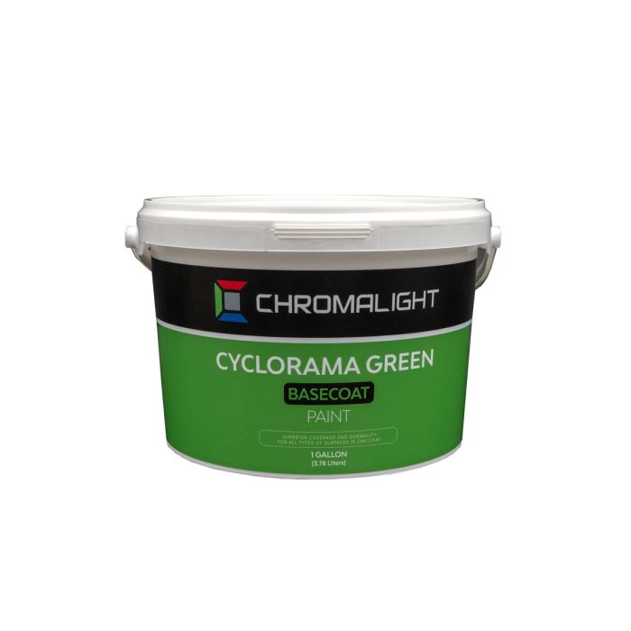 Farba Chroma Key Cyklorama Green Basecoat | ChromaLight