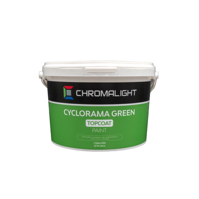 Farba Chroma Key Cyklorama Green Topcoat | ChromaLight