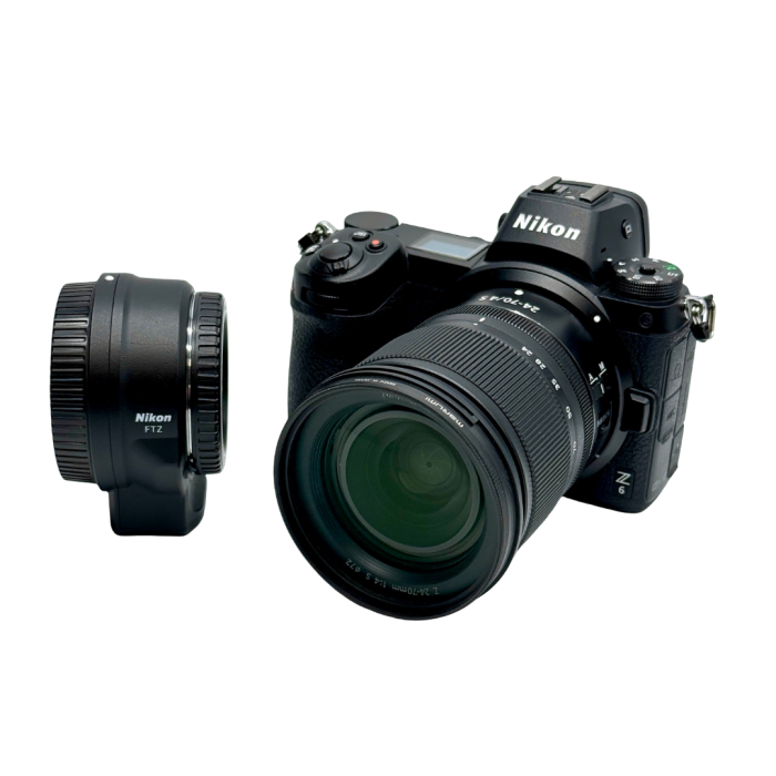 parat fotograficzny Nikon Z6 + Nikkor 24-70 f.4 S + FTZ