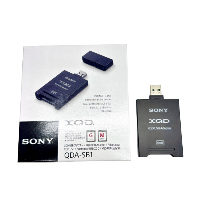 Karta pamięci XQD Sony 64 GB (3 sztuki) + zgrywarka QDA-SB1