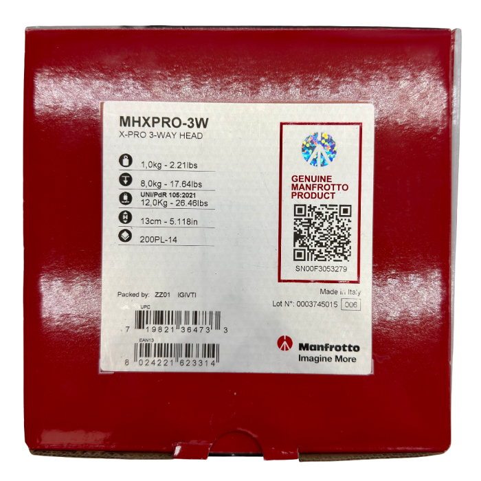 Głowica 3D Manfrotto MHXPRO-3W