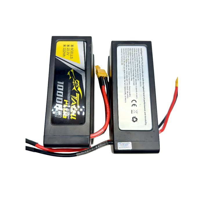Tattu Plus 10000mAh 22,2V 25C 6S1P Lipo - GENS ACE & TATTU 4 sztuki