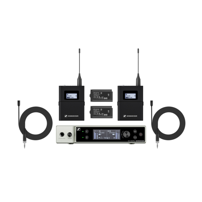 Sennheiser EW-DX MKE 2 SET - Zestaw mikrofonów bezprzewodowy