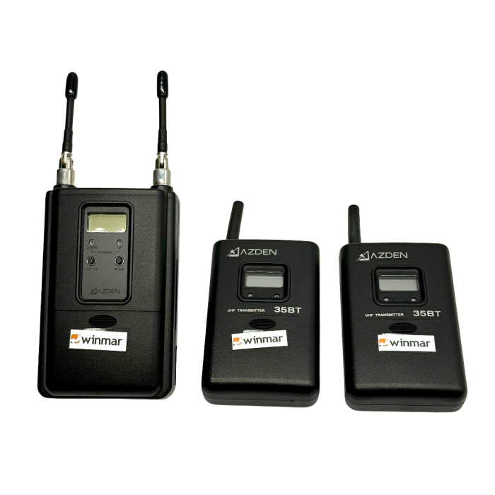 Zestaw bezprzewodowy Azden 330 UPR z 2x nadajnikami 35BT + 2 mikrofony