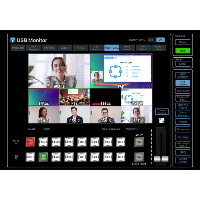 Roland V-80HD Direct Streaming Video Switcher