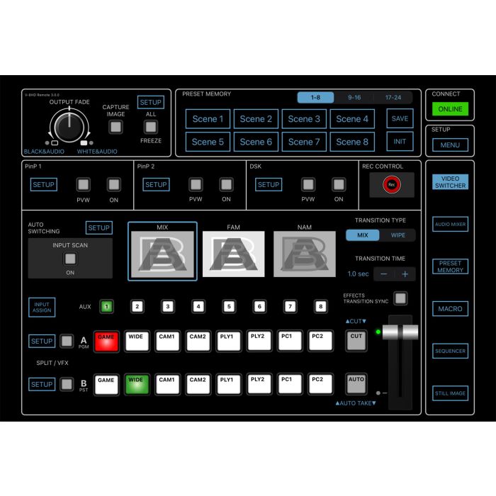 Roland V-8HD Mikser Video Ośmiokanałowy