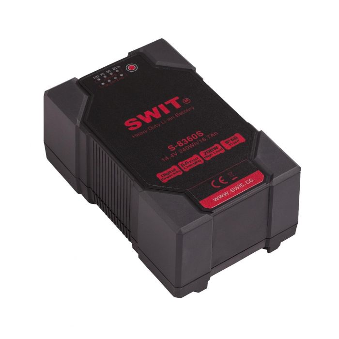 Swit S-8360S 240Wh akumulator V-lock szybkoładowalny upadkoodporny wodoodporny wysokoobciążalny Sony Wizjer Info-1983873