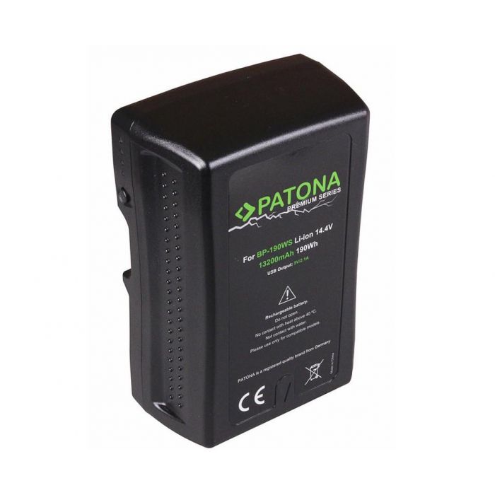 PATONA Premium Li-Ion 14.4V 1320mAh 190Wh battery for Sony BP-190WS-2332587