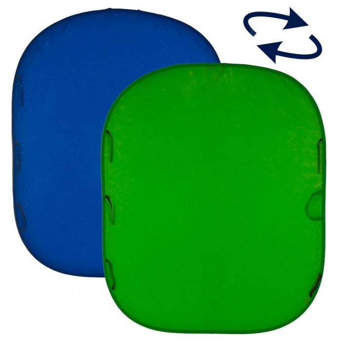 Tło Chromakey 1.5x1.8m  Blue/Green-4441829